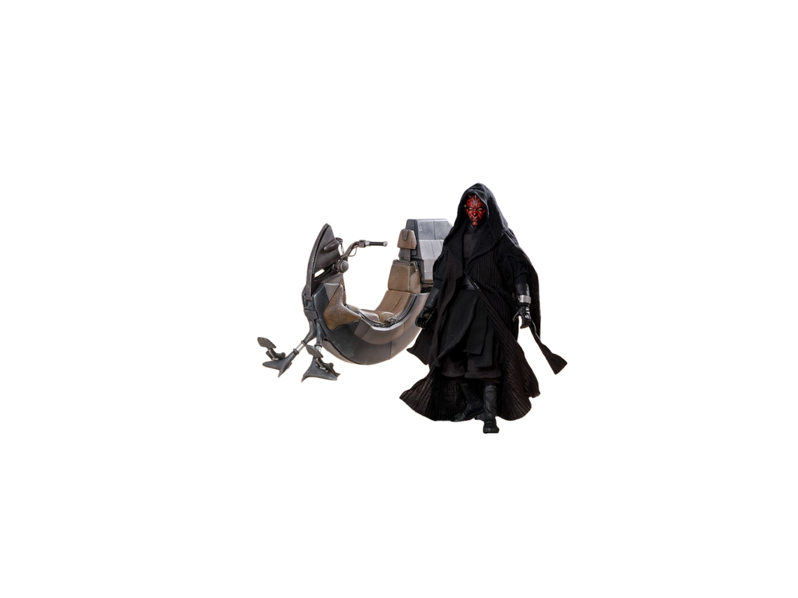 Figura Hot Toys DX17 - Star Wars 1 The Phantom Menace - Darth Maul With Sith Speeder Standard Version