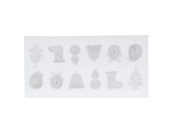 Molde De Silicona Para Chocolate Decorativo Cartoon Diy Candy Masa Navideño