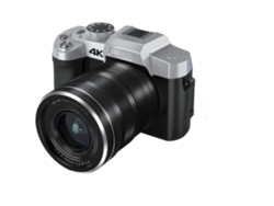 Cámara digital 4K con zoom óptico de 10x (75 MP) MDUG (tarjeta de 64 GB)