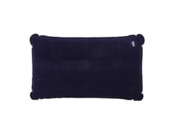 Travesseiro Inflável Pvc Para Camping Hiking Mochilão Com Prova De Vazamento Azul Marinho Portátil