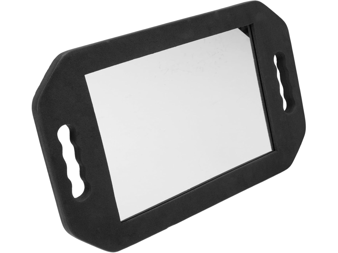 Miroir Rectangulaire De Maquillage À Main Mousse Noir Léger Y Antichoc Pratique Para Coiffeurs E...