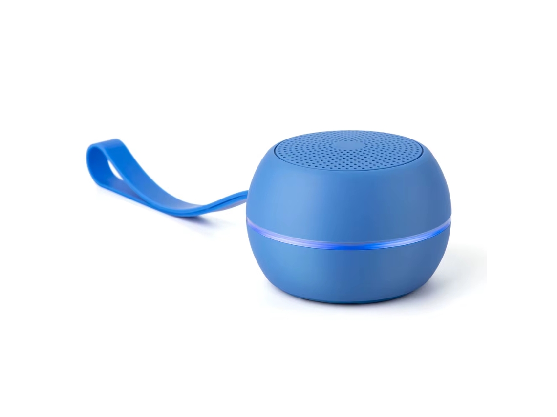 Altavoz Bluetooth Inalámbrico, Minialtavoz Portátil Impermeable Para Exteriores, Subwoofer - Azul Oscuro