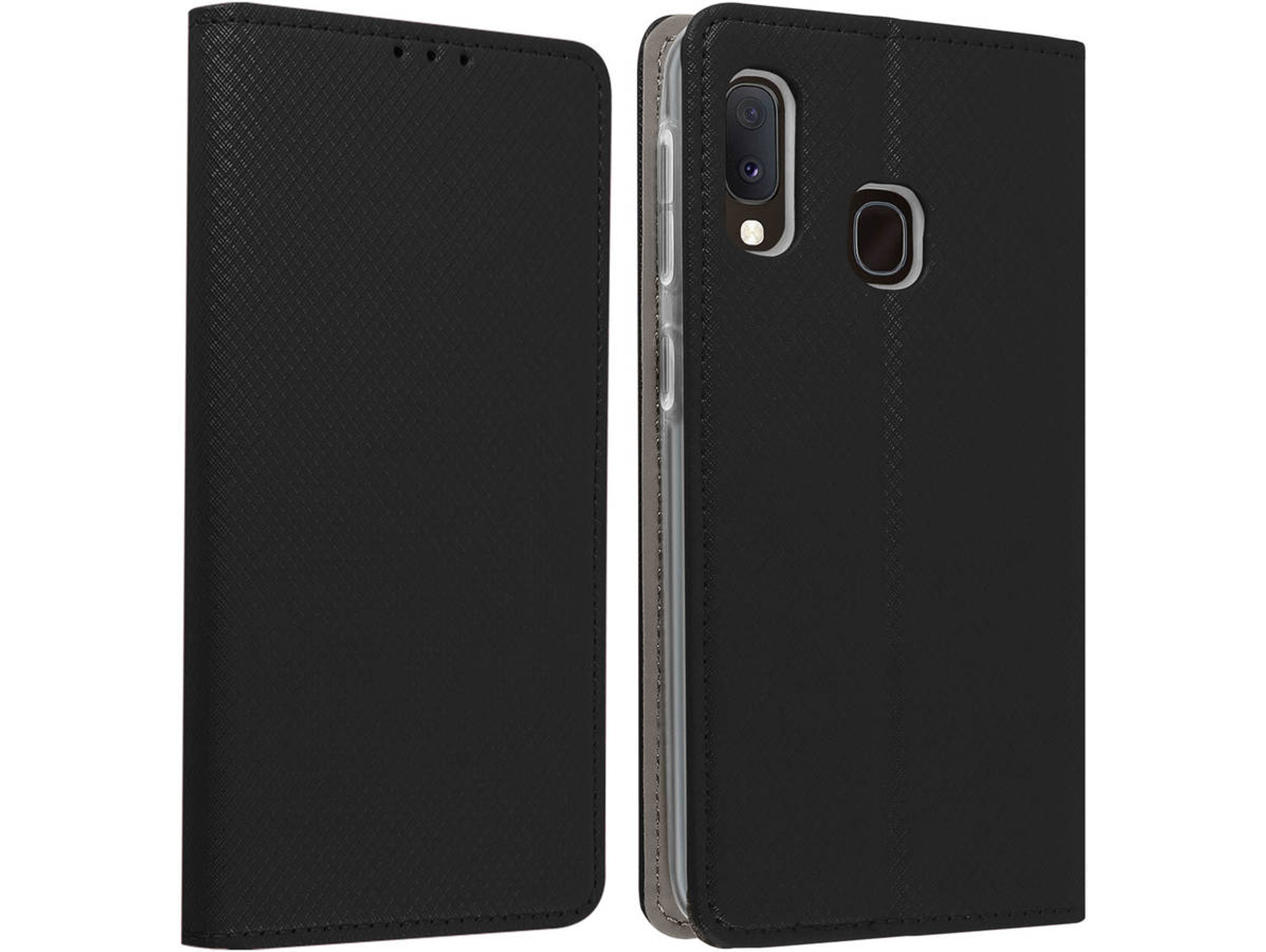 Funda Samsung Galaxy A20e AVIZAR Wallet Negro