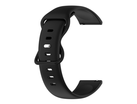 Correa de reloj inteligente para Amazfit GTS 20 mm Silicona de color sólido (Negro)