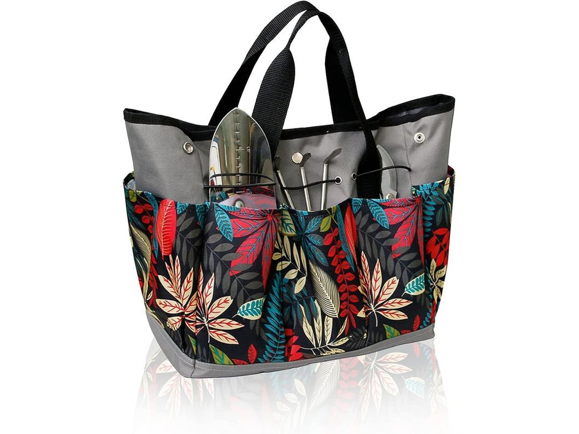 Bolsa De Almacenamiento Para Herramientas De Jardín, Portatil Con Multiple Bolsillos Y Mango Resistente