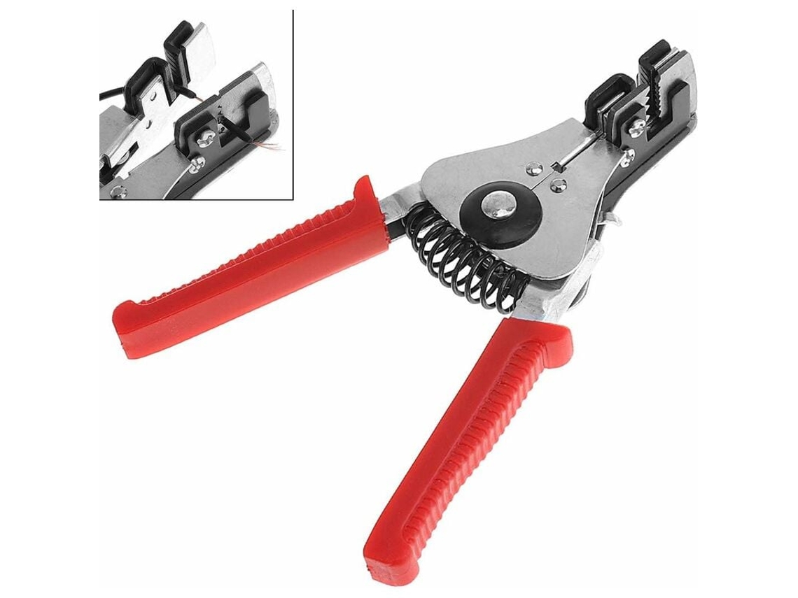 Alicates multifuncionales, herramienta pelacables autoajustable, mango ergonómico para un agarre cómodo, hojas de acero con alto contenido de carbono para Co