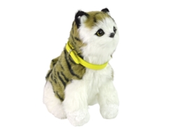 Gatito de peluche interactivo con pelaje suave: acaricia su cabeza y aprende sus funciones B.active