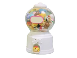 Máquina Expendedora De Chicles Para Niños, Diseño Retro, Multifunción, Banco De Monedas, Duradero, Plástico Blanco, Juegos Familiares