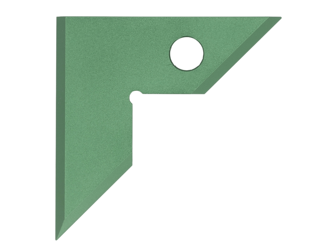 Regla triangular de aluminio para carpintería, herramienta para medir ángulos de 45 y 90 grados, color verde