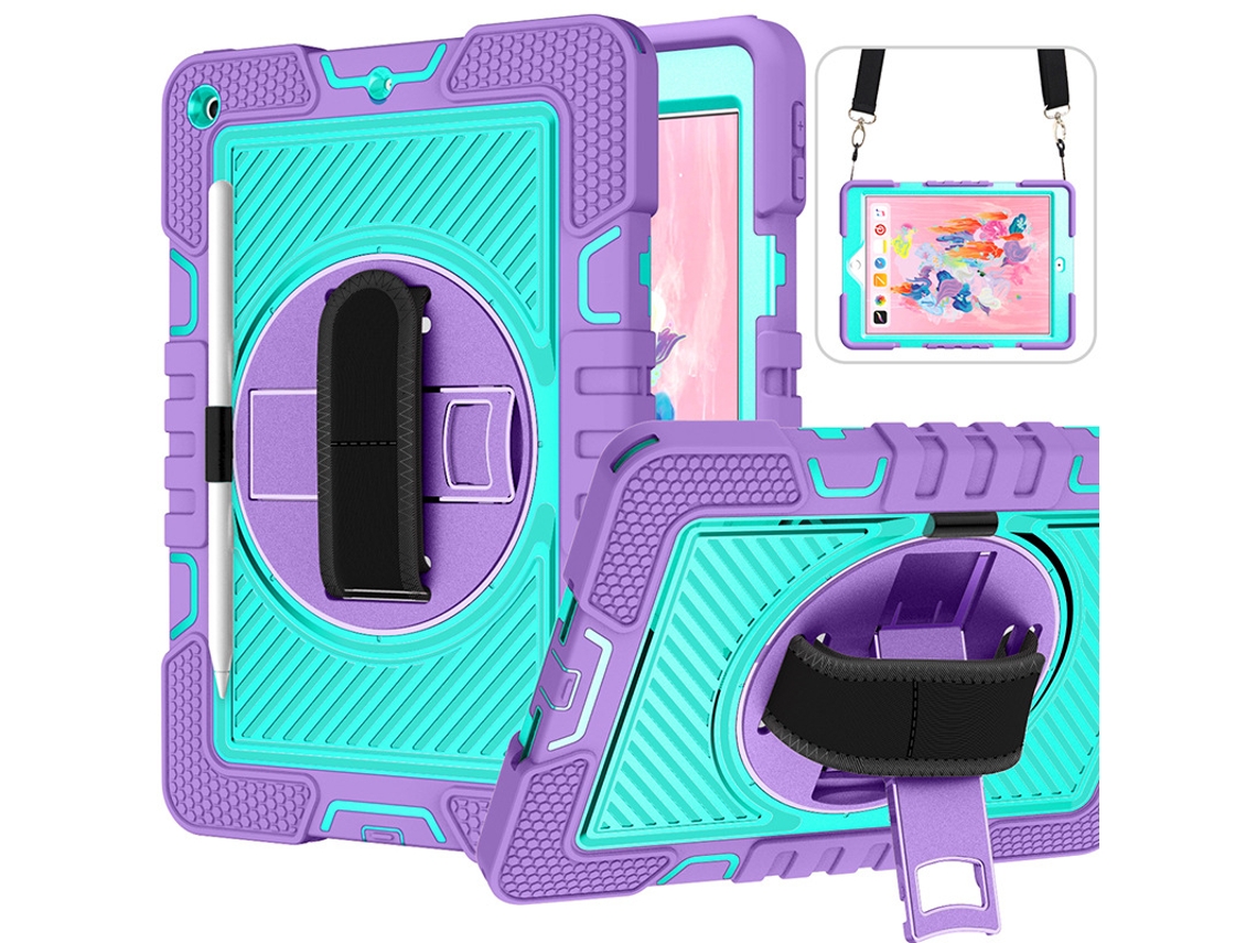 Huawei Matepad 11 2023 Morado Cian Verde con Correa para el Hombro, Soporte Giratorio y Funda para Tablet de Yunzii