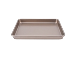 Bandeja Para Hornear Antiadherente De Acero Al Carbono De 0,8 Mm, Plato Hondo Y Poco Profundo, 28 Cm, Para Horno Doméstico.
