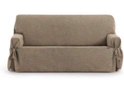 Funda de Sofá 2 Plazas EYSA Universal Premium Valeria Tejido Elástico (180 x 70 x 110 cm - Poliéster y Algodón - Beige)
