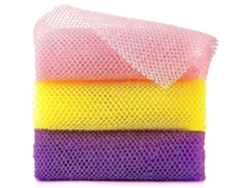 3 Esponjas Africanas Exfoliantes Para Ducha Cuerpo Espalda, Ideal Para Uso Diario Rosa Amarillo Morado