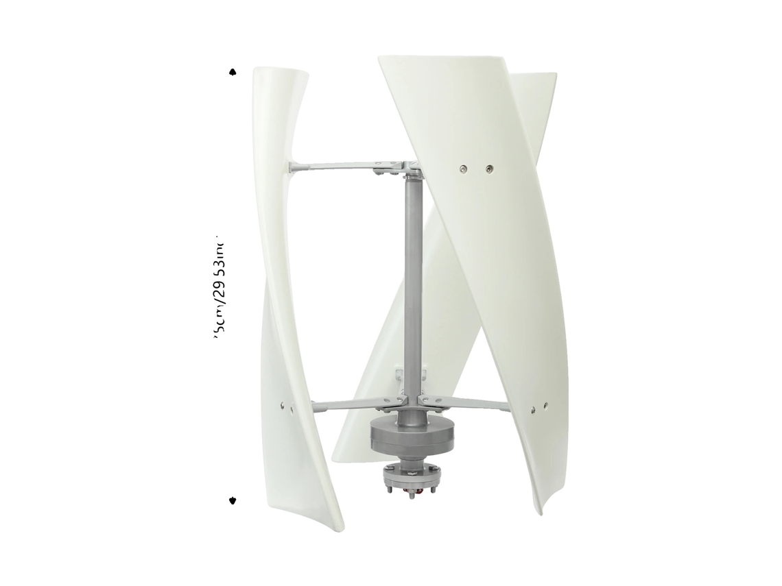Generador eólico de 100 W de capacidad, instalación versátil, OEM blanco