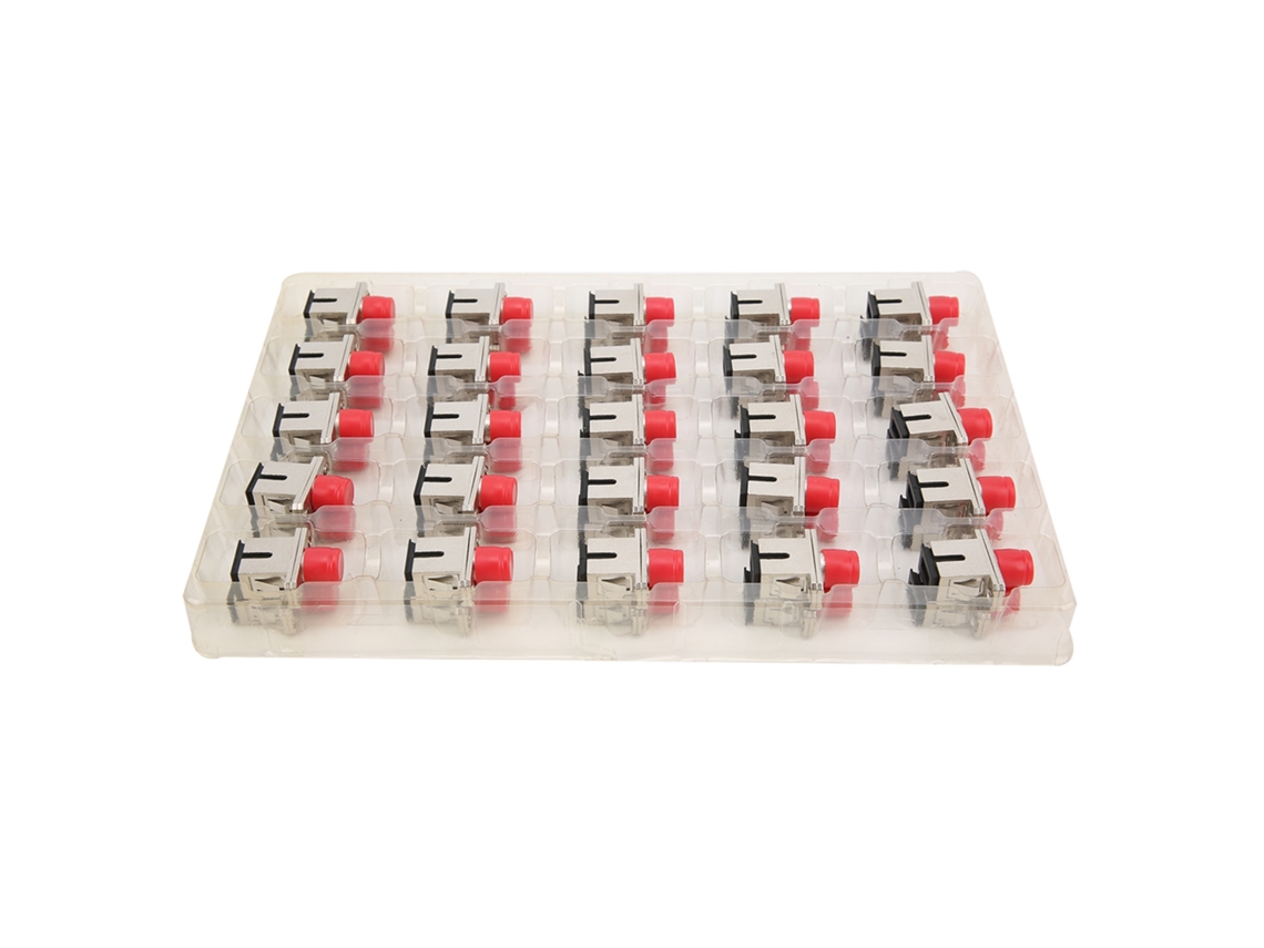 2026-50 Piezas Acoplador Óptico Fibra Sc-fc Upc Metal Conector Adaptador Simplex Suministros Industriales
