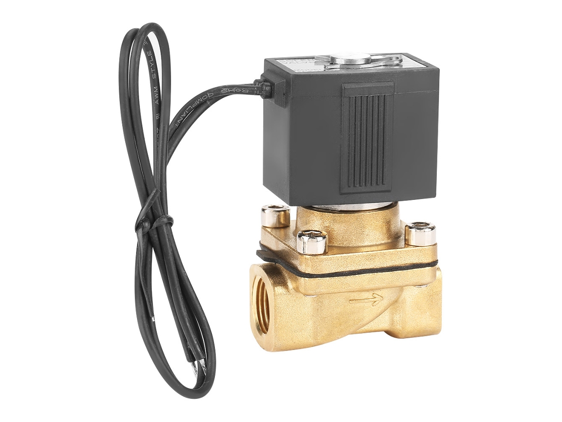 Válvula Solenoide Bidireccional De Acción Directa G3/8" Dc12v 0-1.0mpa Con Sello De Diafragma