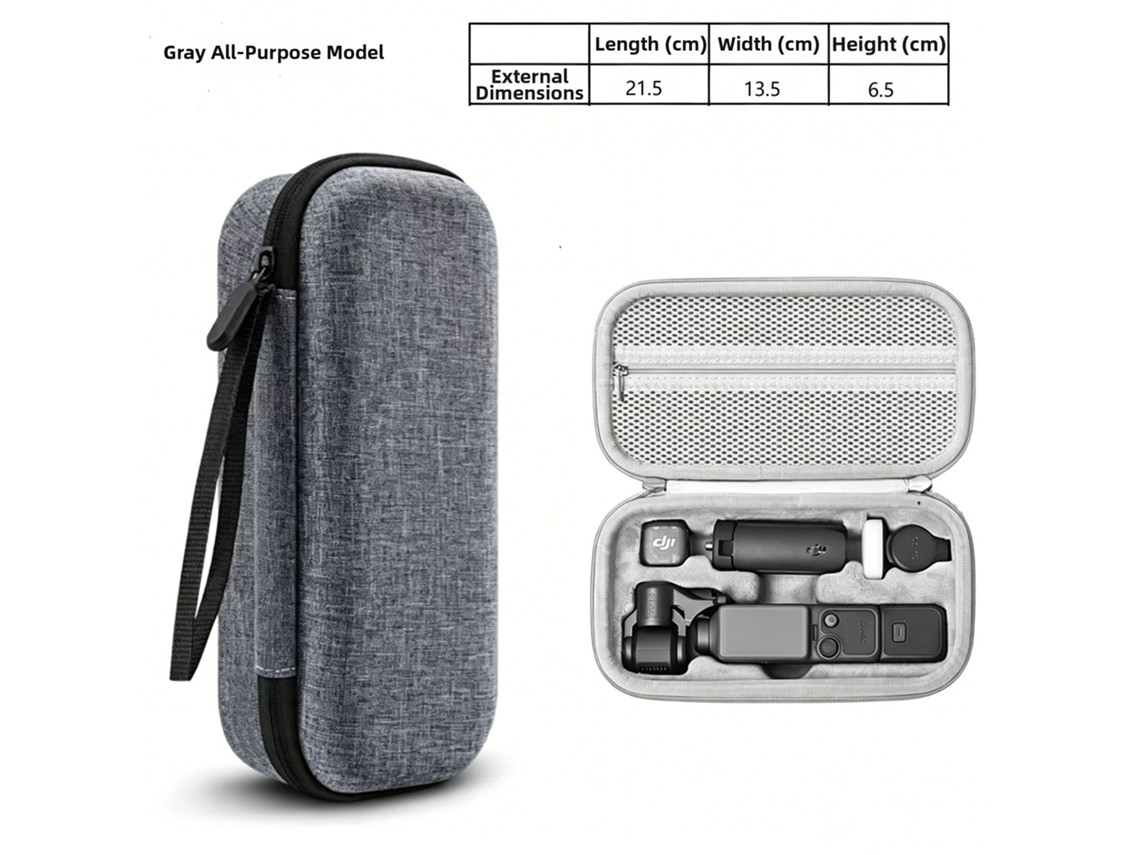 Estuche Rígido Antigolpes De Eva Para Dji Osmo Pocket4 Henten Home Gris