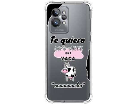 Carcasa para Realme GT 2 Pro 5G TUMUNDOSMARTPHONE Dibujos Antigolpes Vaca Multicolor