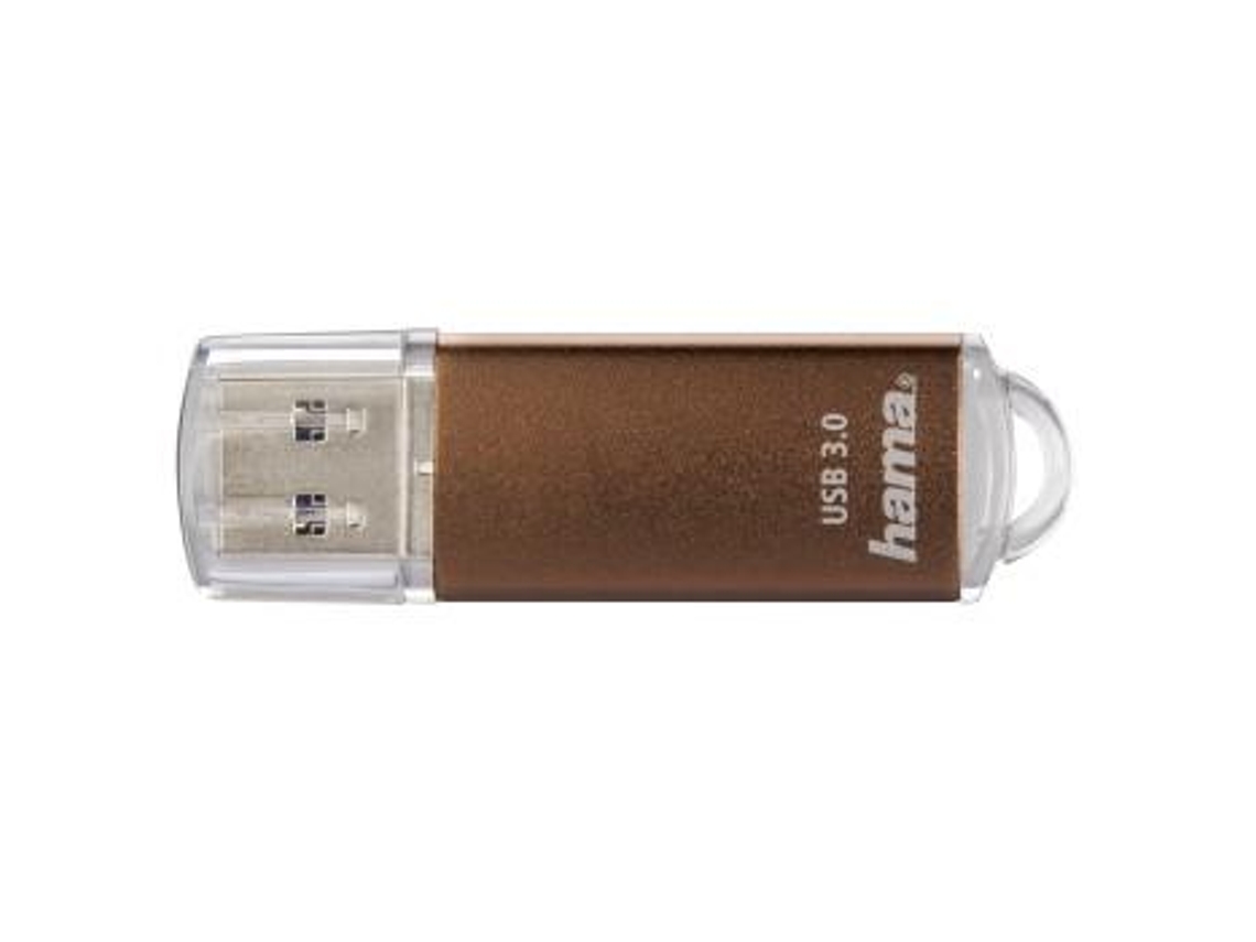 Unidad de memoria USB Hama Laeta 64Gb Usb tipo A 3.2 Gen 1 3.1 Gen 1 Marrón