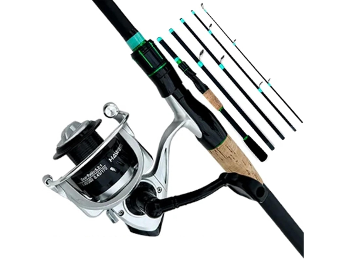 Juego De Cañas Feeder 1,8/2,1 M, Pesca Carpa, Relación Engranajes 5,2:1/7,2:1, Resistencia Máxima 8 Kg, Con...