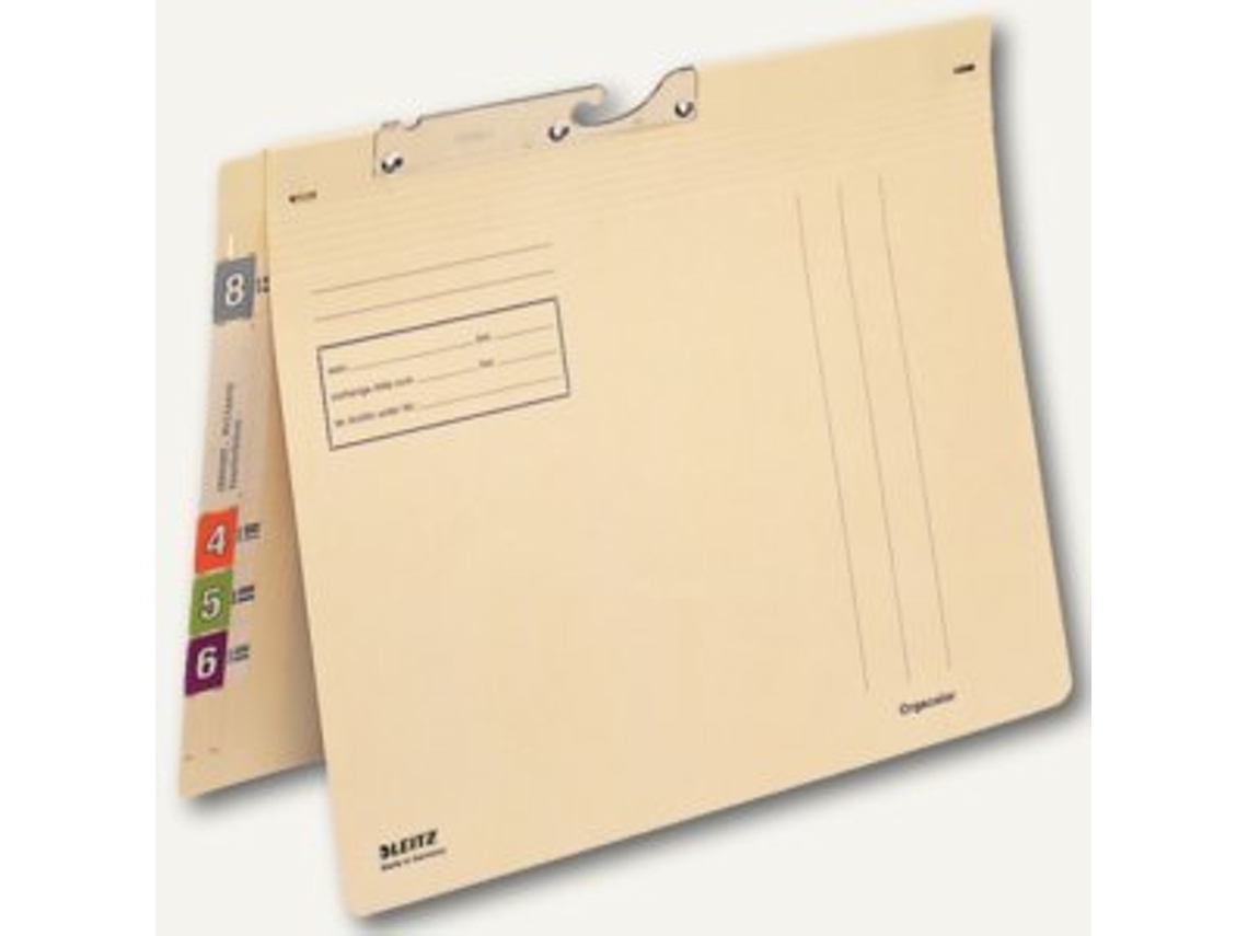 Carpeta pendular Leitz Orgacolor, A4, encuadernación comercial para el mercado DLA Ch 50 piezas Esselte Leitz (2134 00 11)