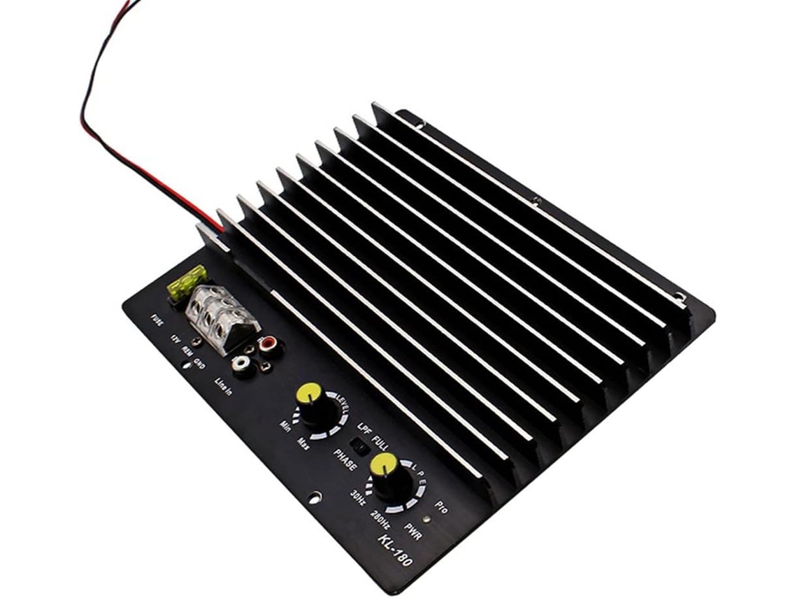 Placa Amplificadora De Audio Para Coche De Un Solo Canal De 1000 W Y 12 V Para Subwoofer -180