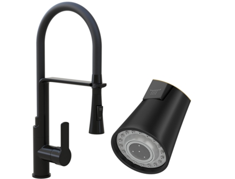 Grifo de Cocina GRANITAN Mezclador para Fregadero Negro