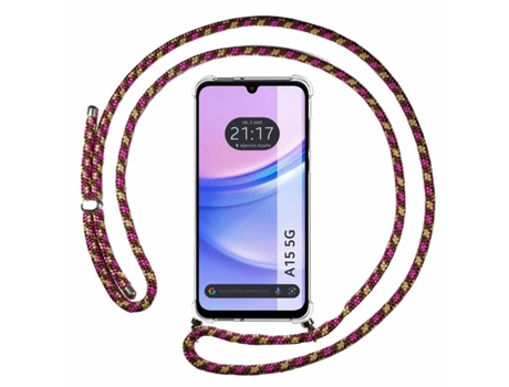 Funda para Samsung Galaxy 5/A15 TUMUNDOSMARTPHONE Silicona Rosa