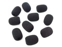 100 Unidades De Fundas De Espuma Negra Para Micrófono/auriculares, Rejilla Protectora De 30 Mm X 8 Mm