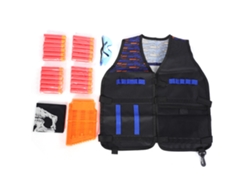 Conjunto De Accesorios Para Pistola De Juguete Con Chaleco, Cargador, Munición De Espuma Y Gafas Para Mega