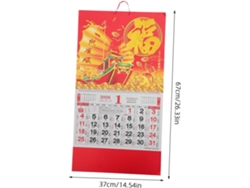 Juego De 2 Calendarios De Pared 2026, Año Del Caballo
