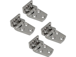 Charnières De Bateau Y Anges Droits En Acier Inoxydable 316, 4 Piezas, Avec 5 Trous, 54mm 66mm,