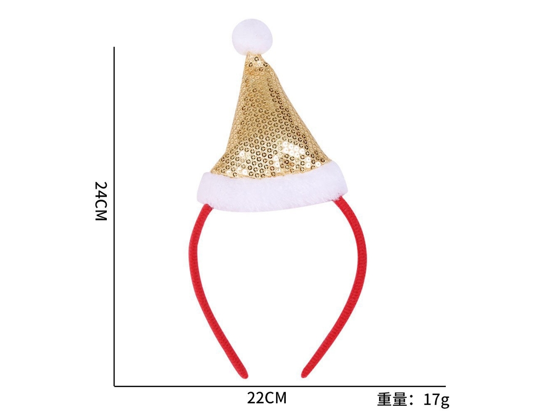 Diadema navideña con cuernos, accesorio navideño brillante, ideal para fiestas, cosplay y uso diario Aeuzwr (estilo 33)