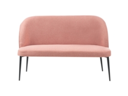 Sofá de 2 plazas BELIANI Osby de Poliéster Rosa 130x49x85