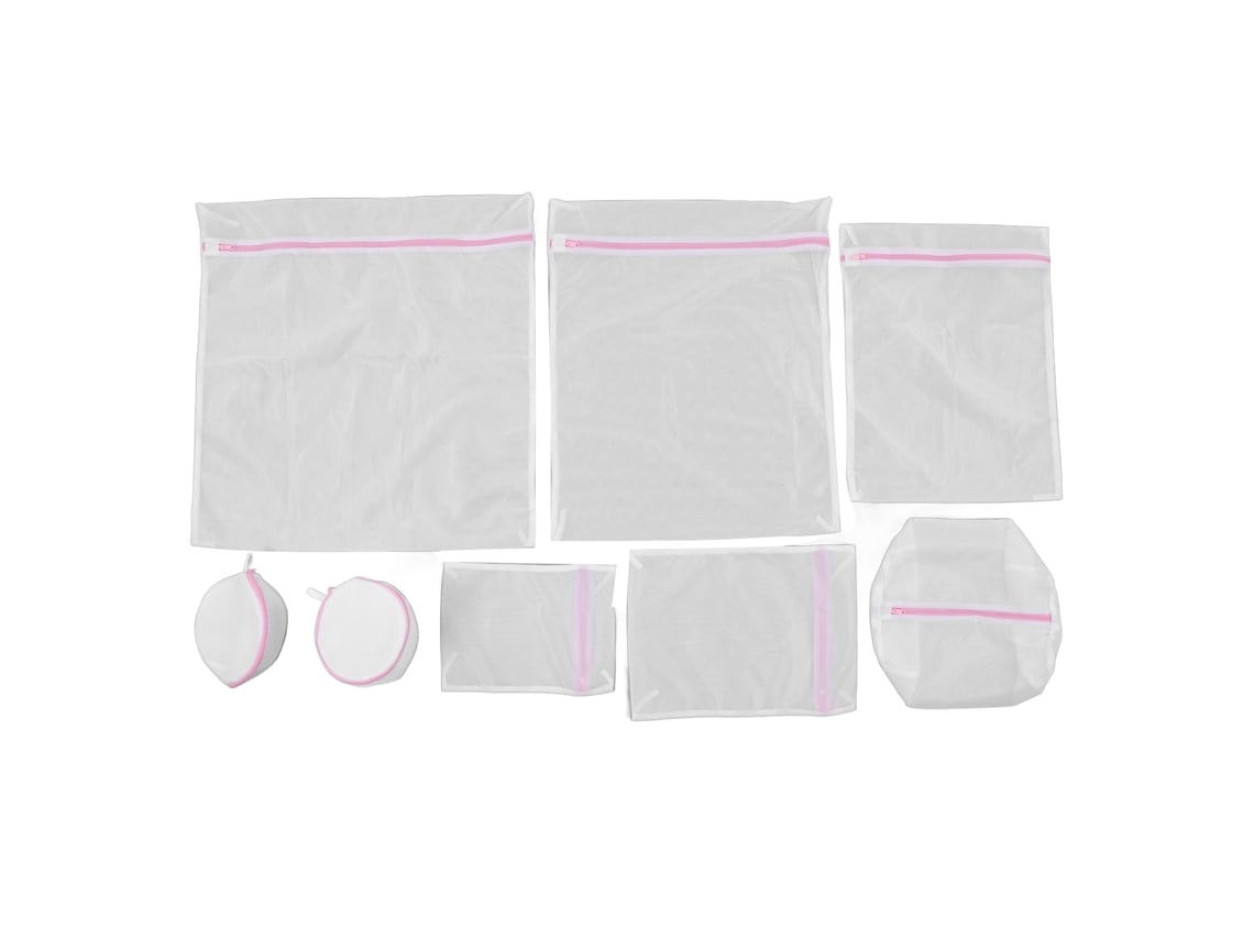 8 bolsas de malla para lavandería, multifuncionales, duraderas y reutilizables, para el hogar y para viajes.