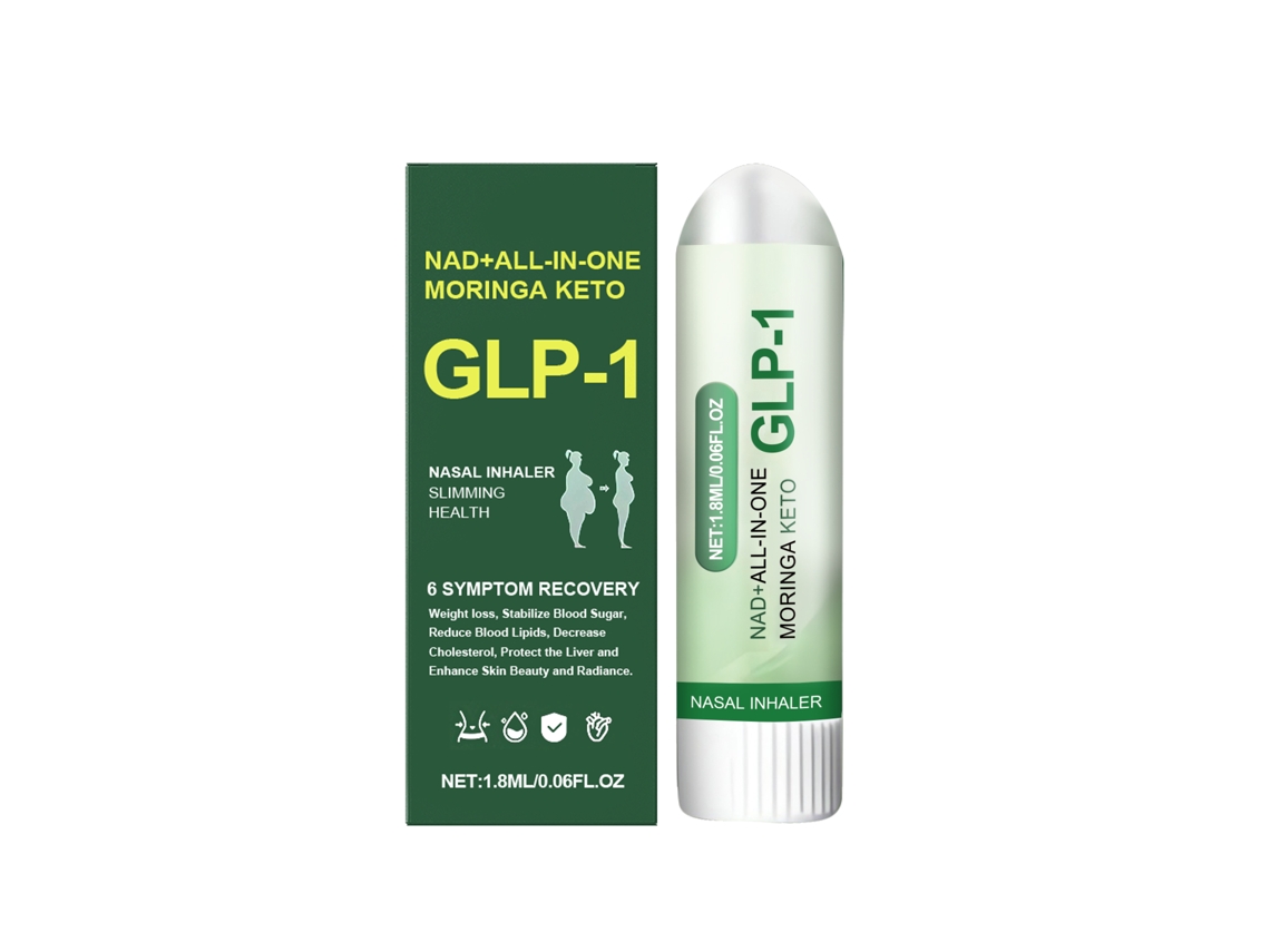 Inhalador nasal herbal calmante para una respiración tranquila.