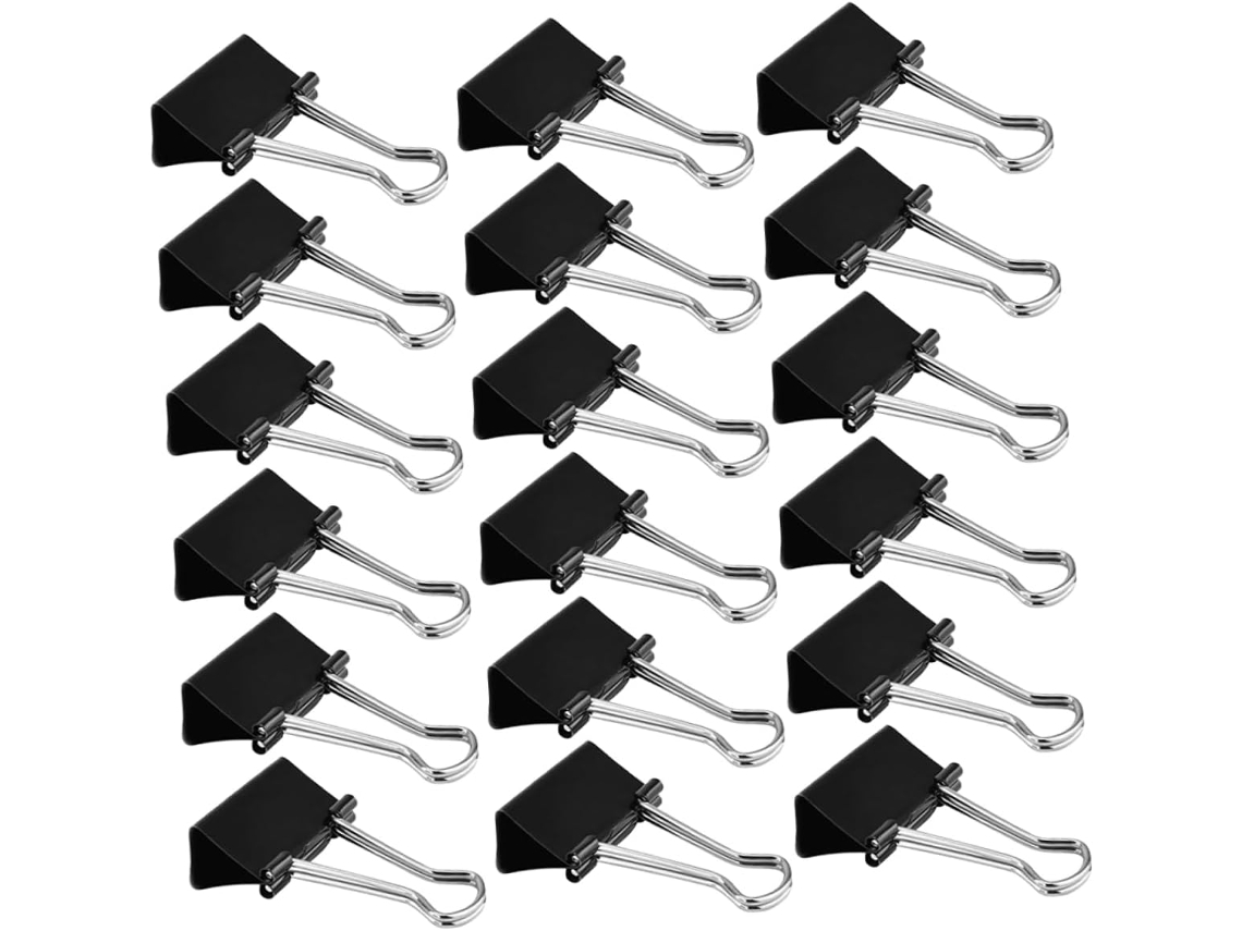 Paquete De 60 Clips De Encuadernación Medianos Para Oficina Y Archivadores, Clips De Papel Prácticos.