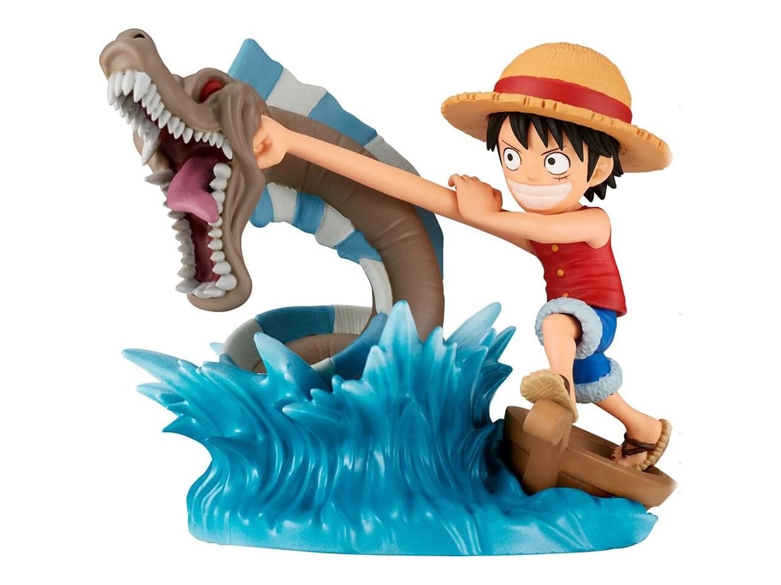 Figura de One Piece Log Stories Monkey D Luffy contra Local Sea de 7 cm B.active
