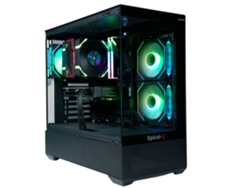 Escritorio para juegos Epical Q Horux con AMD Ryzen 5 7500F, 32 GB, SSD de 1 TB NVME, RX 9060XT de 16 GB y Windows 11 Pro