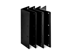 Juego de 4 soportes de esquina para bancal elevado con tornillos para madera B16