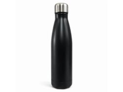 Botella térmica de aluminio de 500 ml, color negro (Bk 668-26)