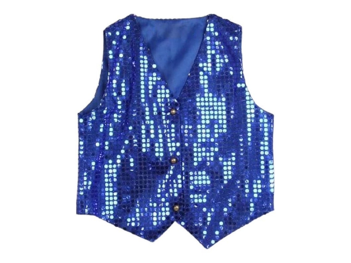 2026-chaleco Sin Mangas De Lentejuelas Brillante Unisex Para Niños Colorido Para Fiesta Qinhai