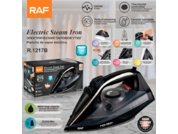 Plancha De Vapor De 2200 W (negra) - Estándar Europeo - Tres Configuraciones De Temperatura - Presión - Alta Potencia - Plancha Eléctrica