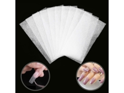 100 piezas de Fibernails para extensiones de uñas, kit de gel de fibra de seda para uñas artificiales, herramienta de manicura de uñas de gel UV