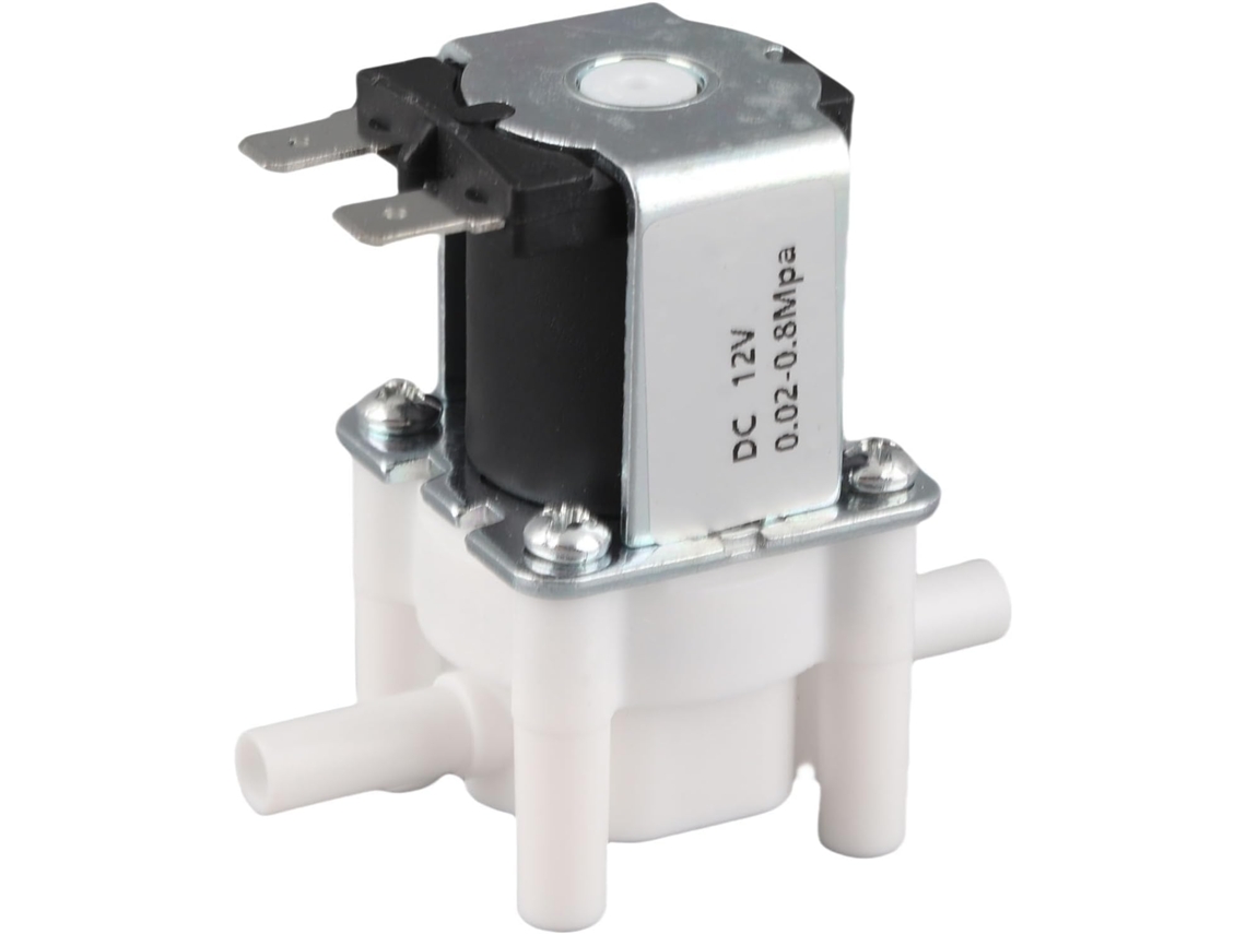 Válvula Solenoide Eléctrica De 12 V N/c, Entrada De Agua De Inserción Rápida Para Máquina De Agua Pura, Instalación