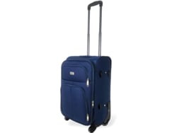 Maleta Para Cabina Equipaje De Mano Viajar En Aviu00f3n Rigida Viaje 4 Ruedas 360 Giratorias Azul Marino