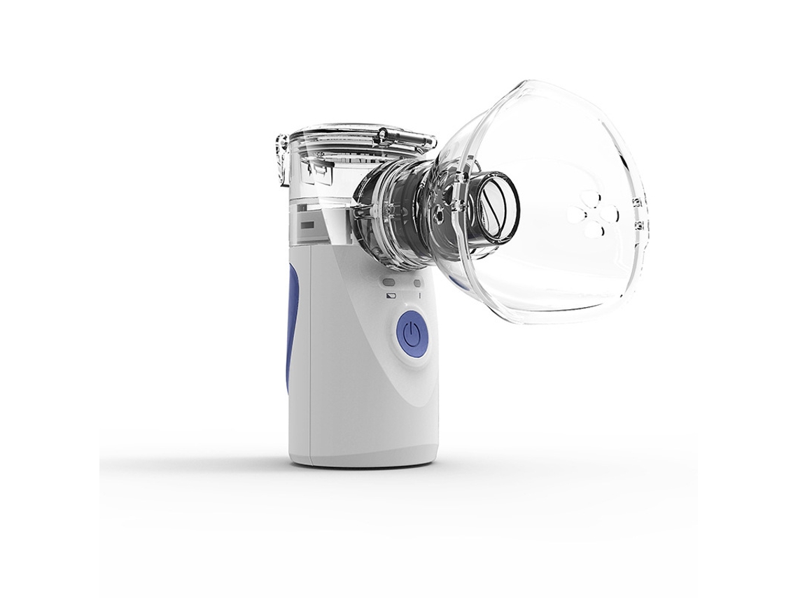 Nebulizador portátil silencioso con boquilla y máscara, ideal para el hogar y los viajes, blanco ZYBLSSBB