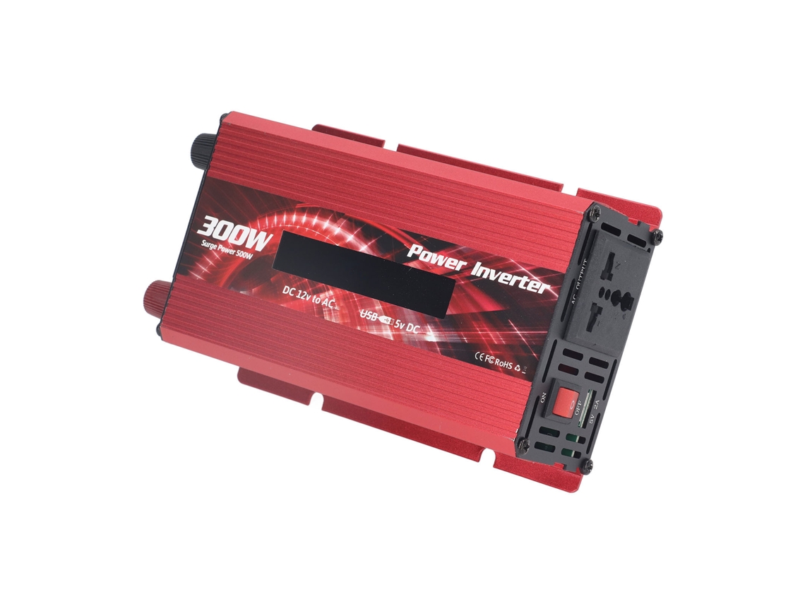 Yncm2026-inversor De Potencia Para Coche 300w Dc12v A Ac110v Con Puerto Usb 2.0, Pantalla Lcd Y Ventilador De Enfriamiento