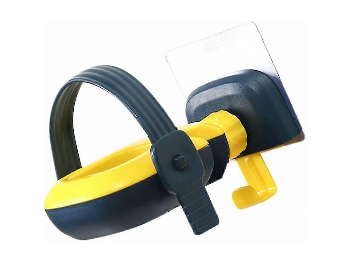 Soporte De Secador De Pelo Giratorio Blue Dream Para Baño Sin Taladrar Montaje En Pared Estante Plástico Antirrobo
