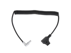 2026-cable De Alimentación Para Cámara Slr, Conector De 2 Pines Hembra A D Tap, Giratorio, Angulo Recto